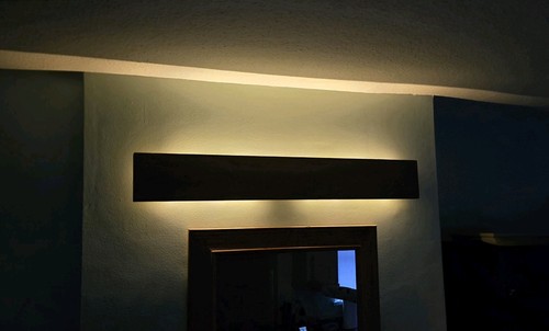 Wooden light bar made to - light,