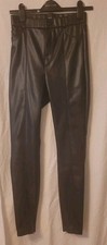 BNWOT Zara Black Faux Leather