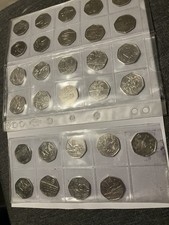Full set of 29 x 50p Coins