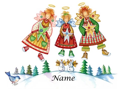 Personalised christmas card - christmas,
