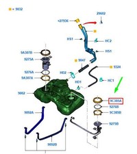 FORD KUGA MK1 C394 Fuel Tank