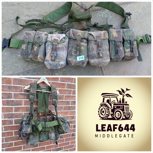 British army webbing set belt - british,