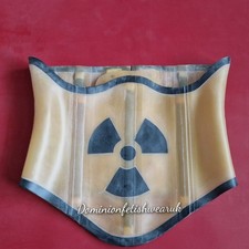 UK MADE Latex Corset Short