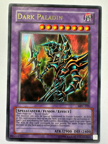 Yugioh dark paladin mfc - dark, mfc-105