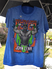 100% OFFICIAL MENS WWE JOHN CENA T.SHIRT SIZE L BRAND NEW HUSTLE LOYALTY RESPECT