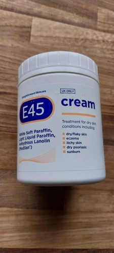 E45 cream large 500 dry - e45, skin