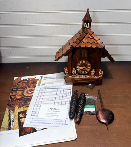 Vintage cuckoo clock german - vintage,