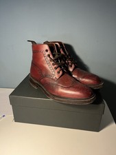 Loake Burford Size 8F Burgundy