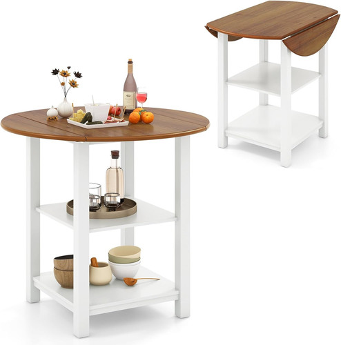 Folding round dining - dining, table