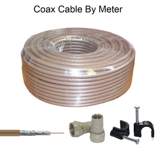 Rg6 coax cable coaxial - rg6, brown