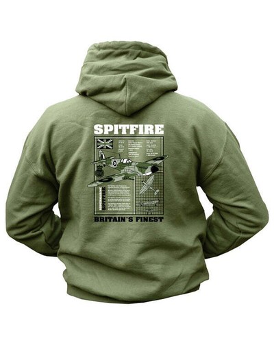 Supermarine spitfire hoodie - spitfire,