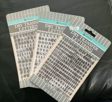 Dry Transfer Lettering USED