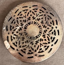 Vintage Silver-Plated Trivet, Pot Stand, Silver-Plated Copper, 16 cms