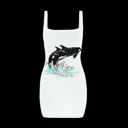 Oceanus marina dress beaded - dress,