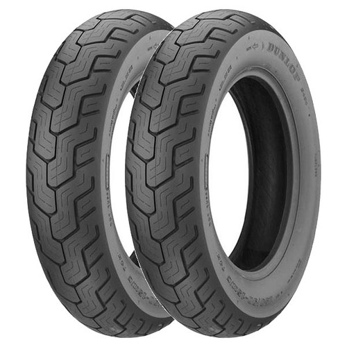 Tyre pair dunlop 130 - tyre, 130/90-16
