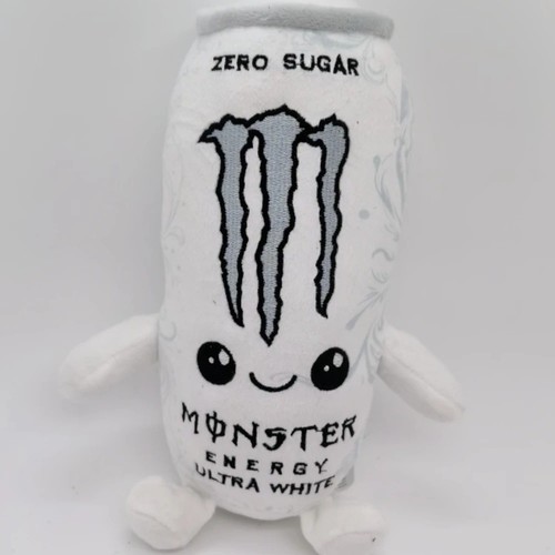 White energy drink can plush - energy,