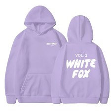 Purple Unisex White Black Fox