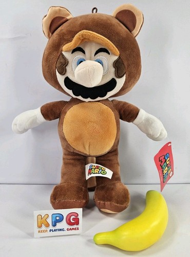 Tanuki mario plush - mario, 14"