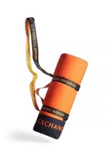 Armani Exchange Picnic Blanket 52x60 Large Orange Waterproof Roll-Up NWT