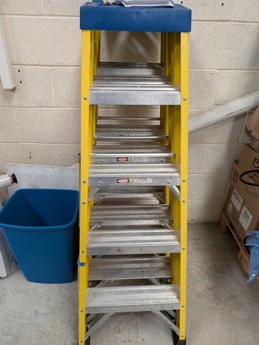 Step fibreglass ladder - step,