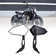 10mm Motorcycle Side Wing Mirrors For Triumph Bonneville T100 Speed Triple Twin