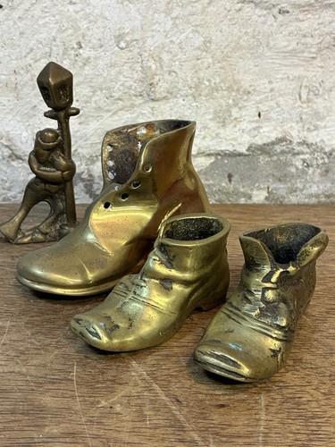 Vintage solid brass small - 4,