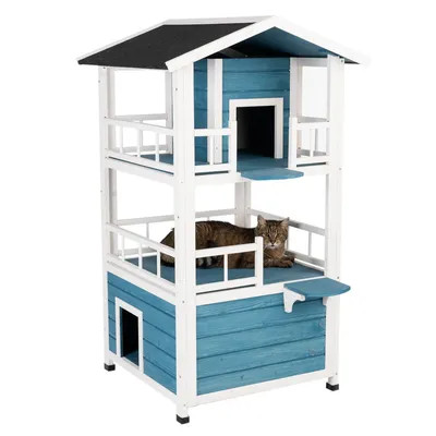 Three storey wooden - wooden, penthouse