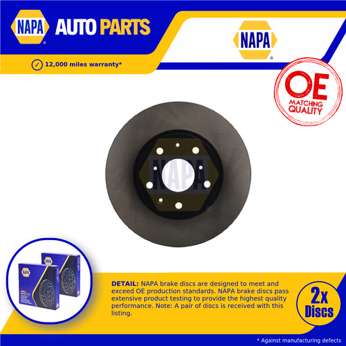 Brake discs pair vented - 2x,