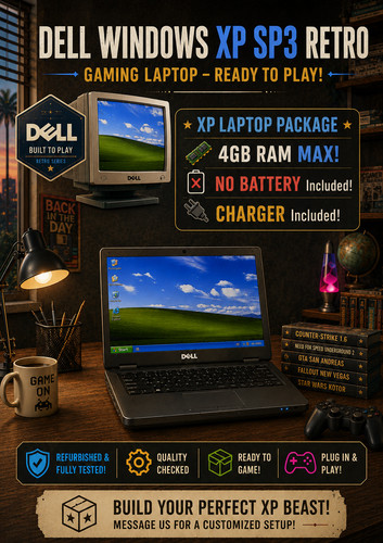 Dell windows retro laptop - windows,