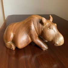 Hippopotamus Wooden Hand