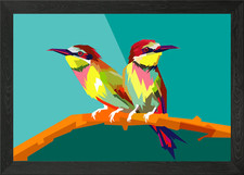Bird Pop Art Framed Wall Art