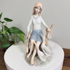 Lladro Style Figurine Girl