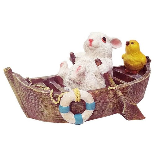 Resin floating rowing animal - resin,
