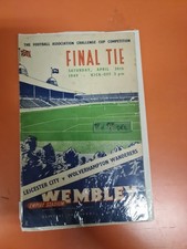 F.A Cup Final 1949 Programme Leicester Vs Wolverhampton Wanderers