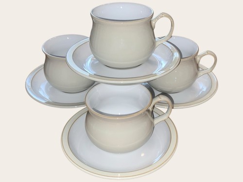 Denby linen cups - denby, saucers
