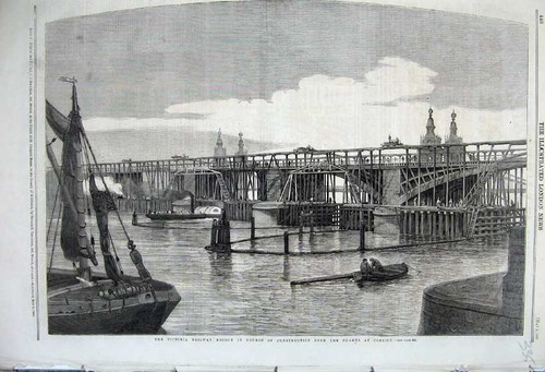 Victoria railway bridge - bridge, river
