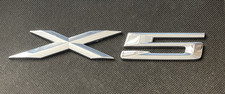 BMW X5 - VINTAGE  CAR BADGE / EMBLEM - WILL REQUIRE NEW ADHESIVE