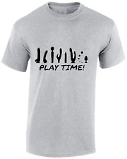 PLAY TIME RUDE MENS T SHIRT SEX TOY JOKE NOVELTY GIFT PRESENT IDEA STAG HEN TOP
