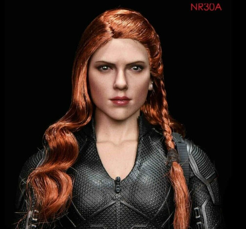 Black widow female head - 1/6,