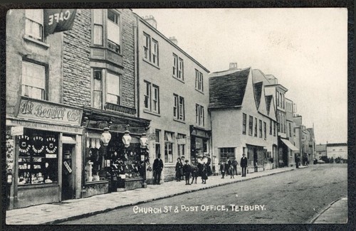 Tetbury church street post - tetbury,, &