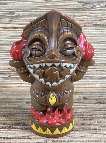 Fire eater tiki mug - fire, farm