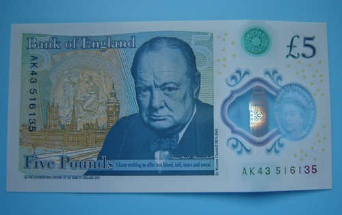 Serial new five pound - new,