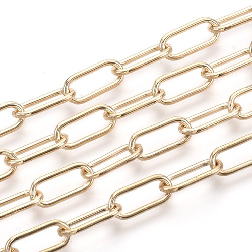 Heavy paperclip chain cable - heavy,