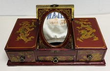 Chinese Red Lacquer Mirror Box