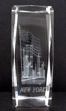 Laser Etched New York Glass