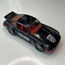 Matchbox Super Kings Porsche 911 Turbo K-70 Black/Red Vintage 1980s Diecast
