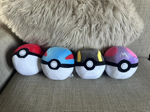 Pokemon pokeball plush soft - pokeball,
