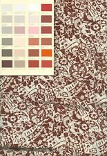 Brown & Off-White Abstract Viscose Cheesecloth? 1.45 x 3.7m, Good Weight