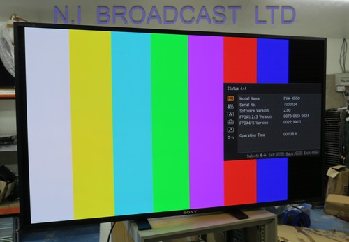 Sony pvm x550 55inch - sony, pvm-x550
