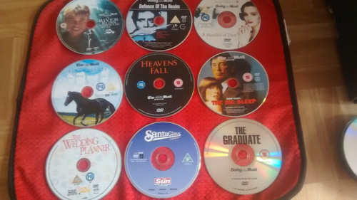Loose dvds movie film - 72,